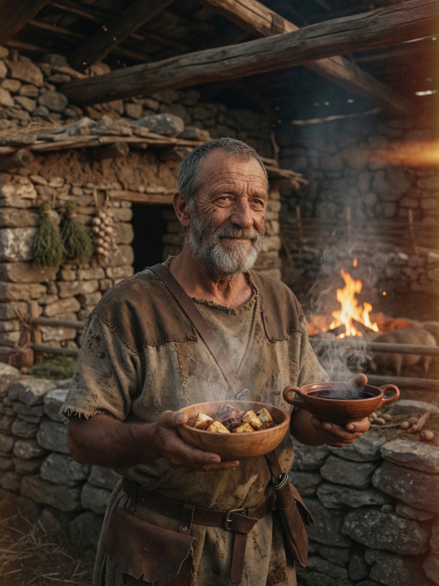 Hut Interior / Hearth